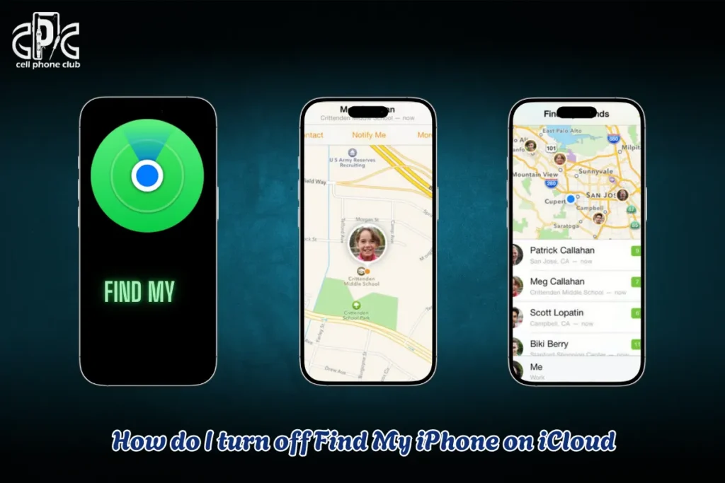 How do I turn off Find My iPhone on iCloud