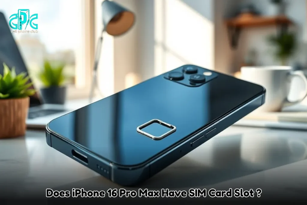 Does iPhone 16 Pro Max Have SIM Card Slot