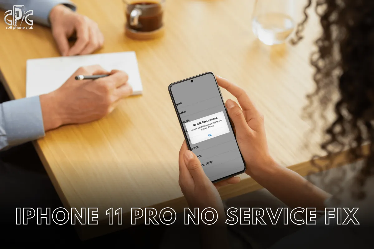 iPhone 11 Pro No Service Fix