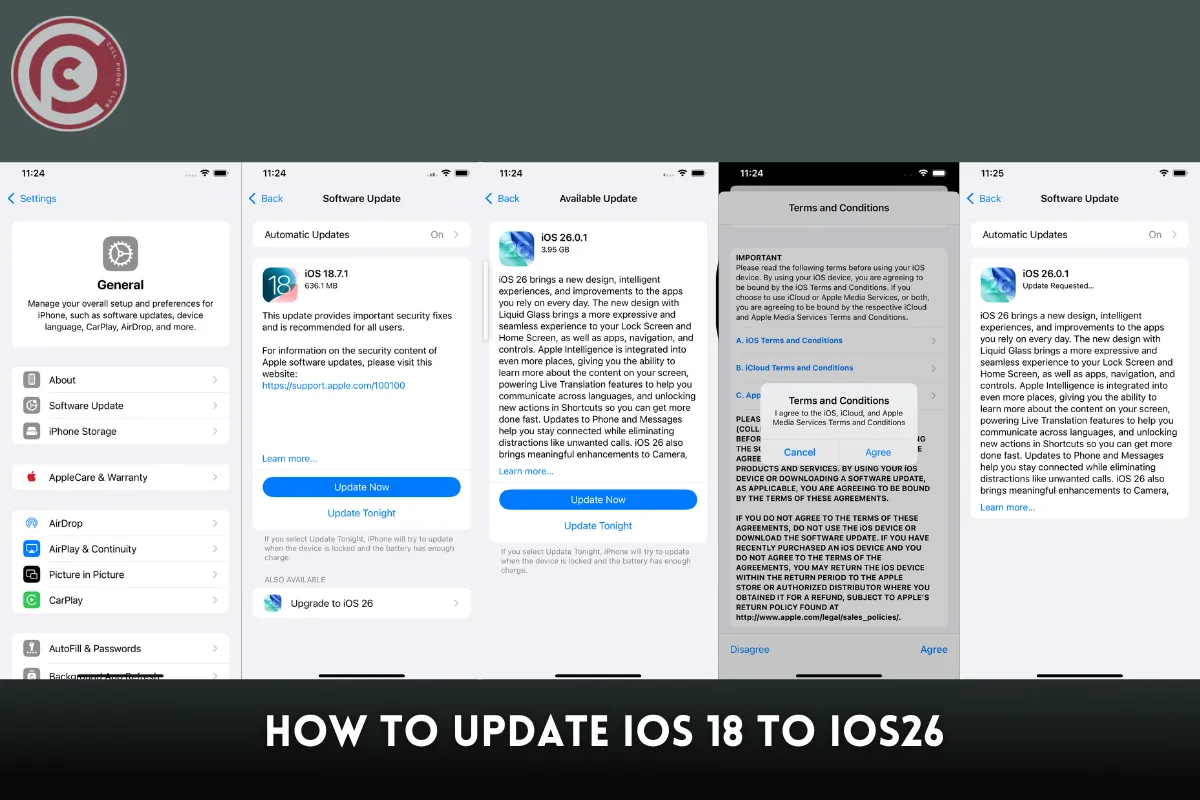 How to Update IOS 18 to IOS26
