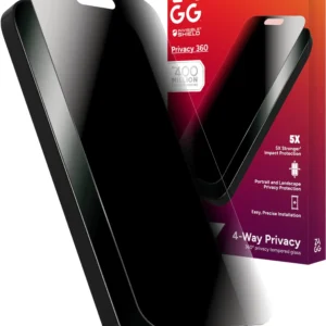 ZAGG iPhone 16 Pro Max Screen Protector – Privacy 360