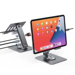 iPad Docking Station: The Ultimate HC Universal 7-in-1 USB Hub 360°Rotatable